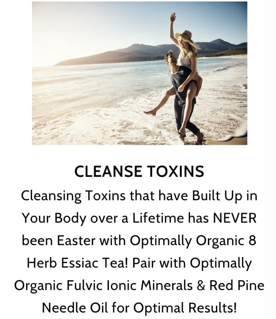 Optimally Organic ESSIAC Tea – Tea Bag Cut – 8 Herb Recipe by Rene Caisse USA…