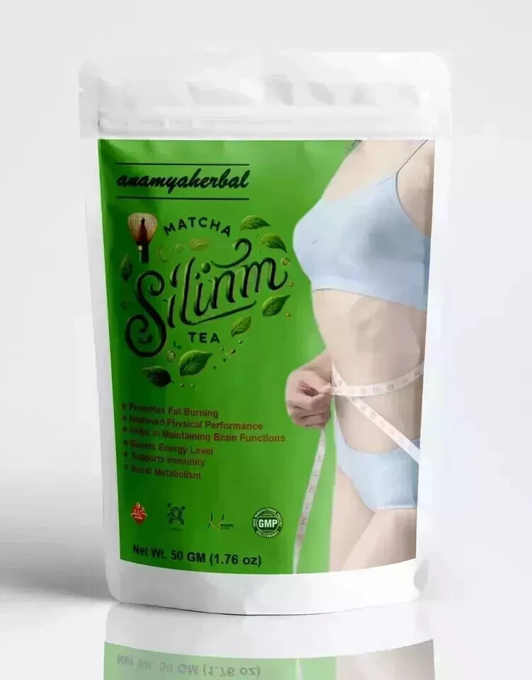 Matcha Slim Green Tea (50gm) Weight Management High In Antioxidants Detoxifying.