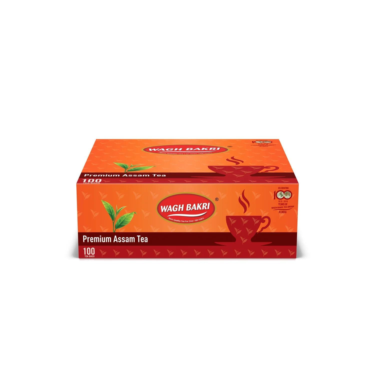 Wagh Bakri Premium Tea Bags 100 Count International Blend Dip Sip Enjoy