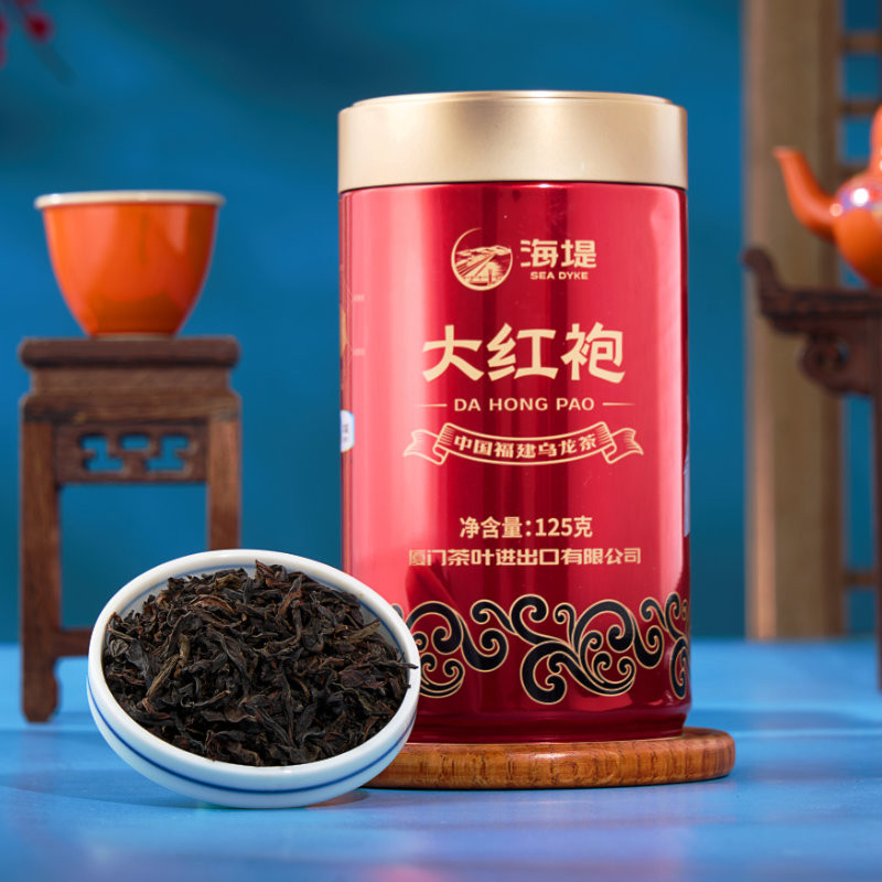 Sea Dyke AT103A DA HONG PAO CHINA FUJIAN OOLONG TEA Da Hung Pao 125g Tin