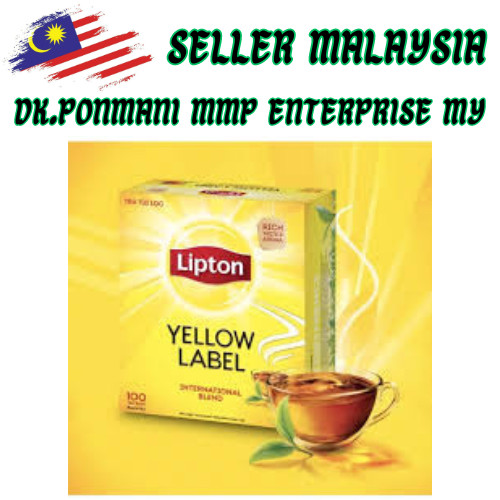 LIPTON YELLOW LABEL SERVICES 10 BOXS Tea Bags Black 1000 x 2g Free Shipping