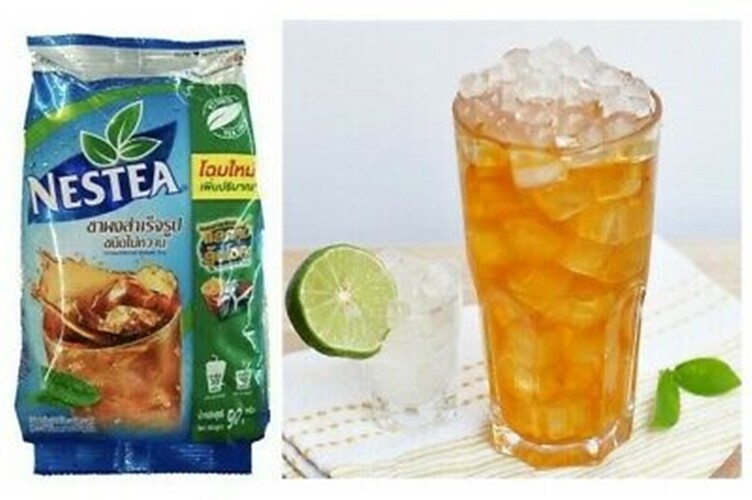 4 x New Nestea Nestle Unsweetened 100%Instant Iced Tea Beverages Drink 200g. DHL