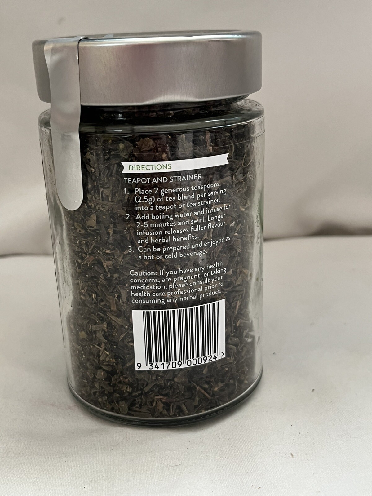 Kintra Foods JASMINE GREEN with PEAR Naturally Grown Premium Leaf Tea 3.5 oz