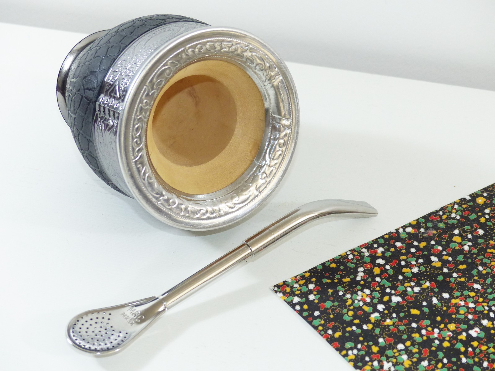 Imperial Mate Gourd + Straw + Gift – For Yerba Mate Tea – Handmade – Argentina