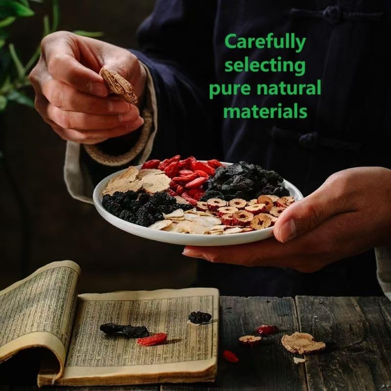Ginseng Five Treasures Kidney Tea for Women and Men,Traditional Chinese Herba…