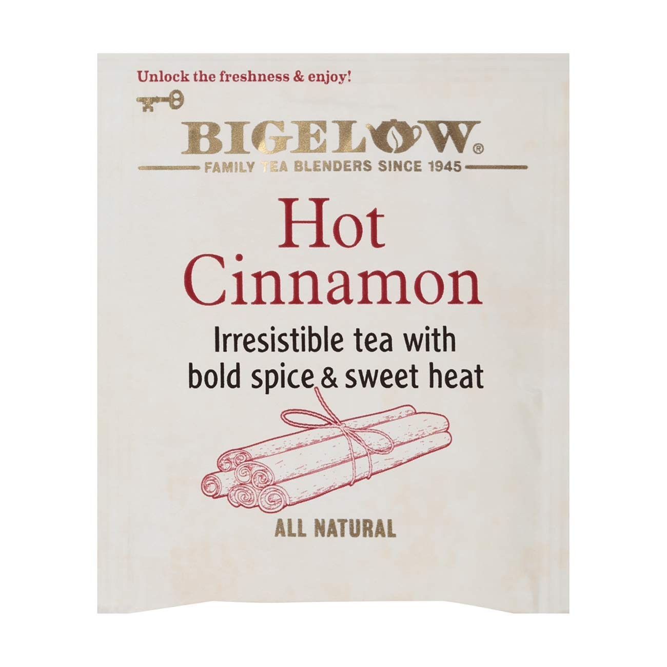 Bigelow, Hot Cinnamon Tea, 20 Count 20 (Pack of 1)