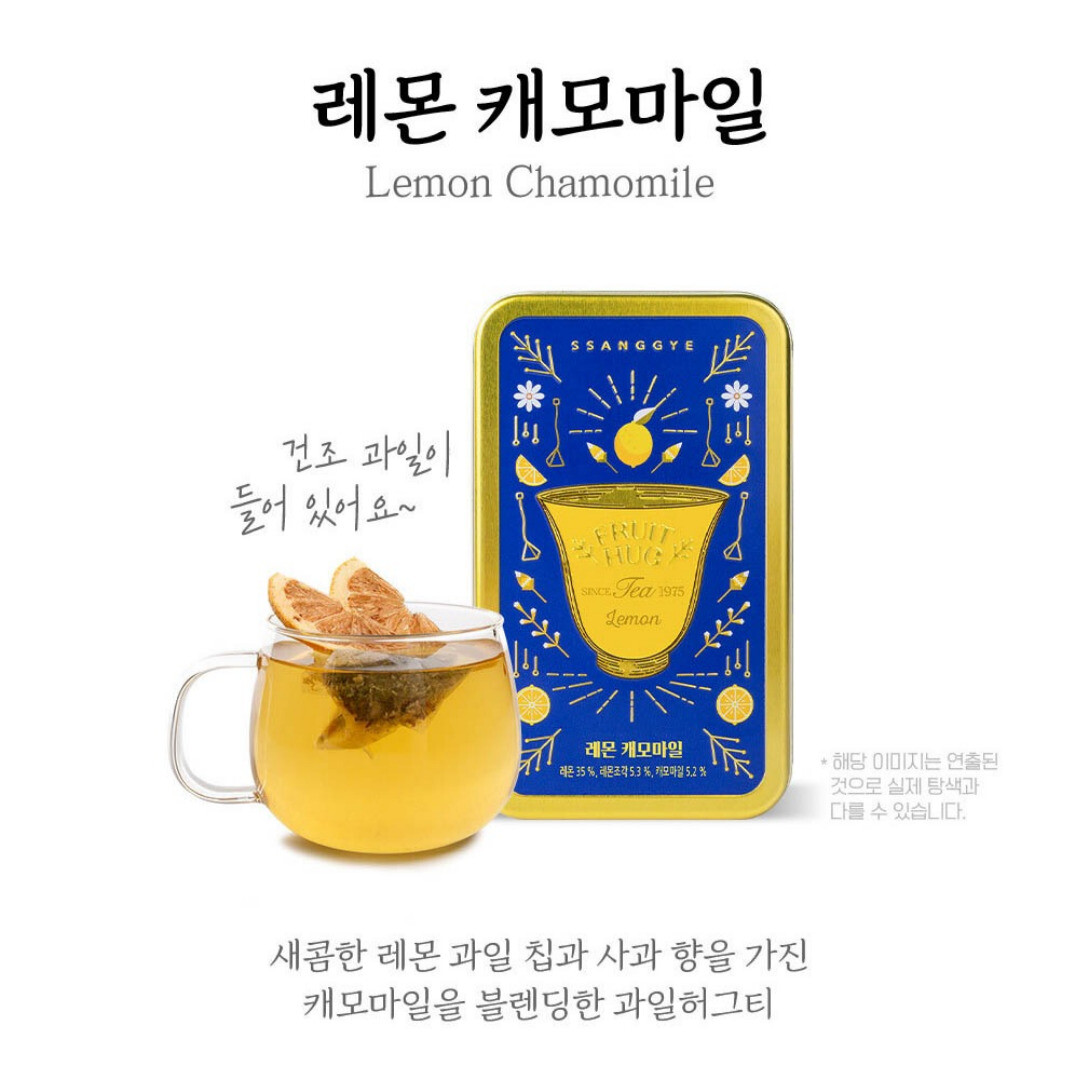 [SSANGGYE] Fruit Hug Tea Can Blended Tea With Fruit Chip