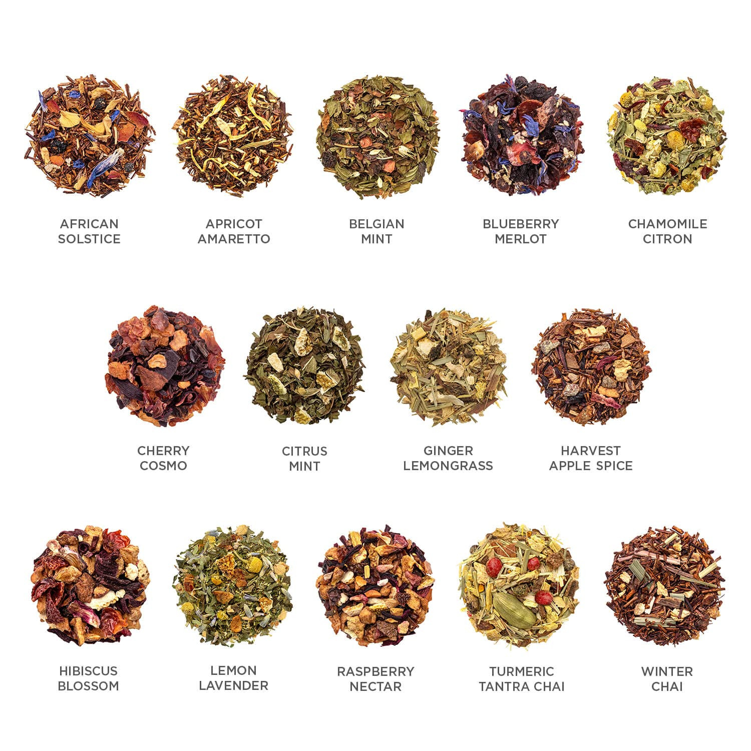 Herbal Tea Assortment Single Steeps Loose Leaf Premium Tea Gift Set Sampler, 28