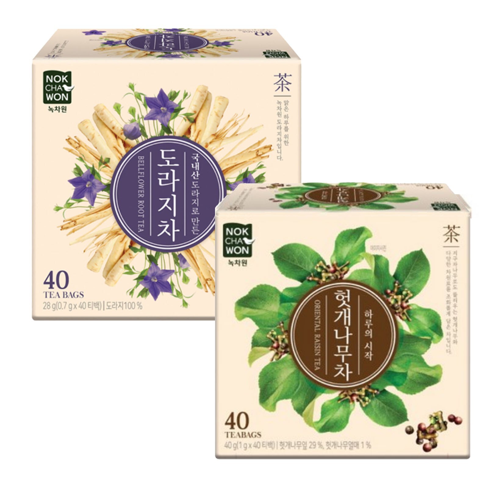 Korea Oriental Raisin Tree T + Bellflower Root T 80 T bag Nokchawon Free Shippin