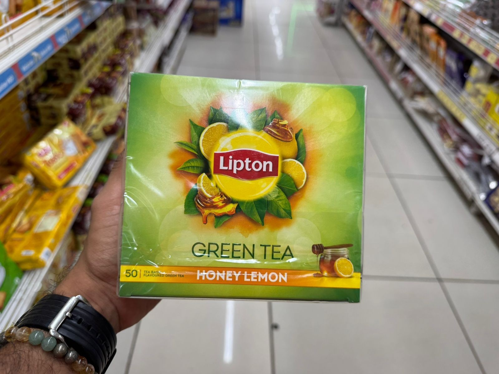 Lipton Honey Lemon Green Tea 50 Tea Bags Refreshing Antioxidant Drink