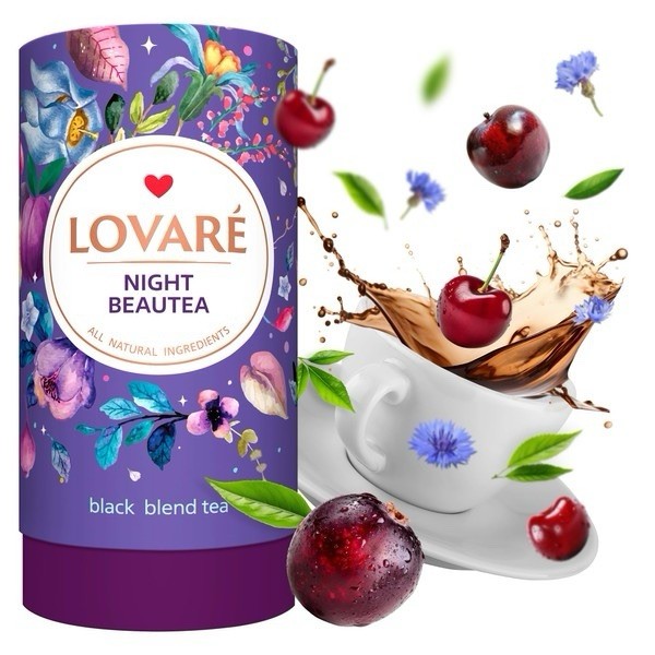 Lovare Night Beautea Tea Tube 80G |Ukraine | Fresh | New | Free Ship!