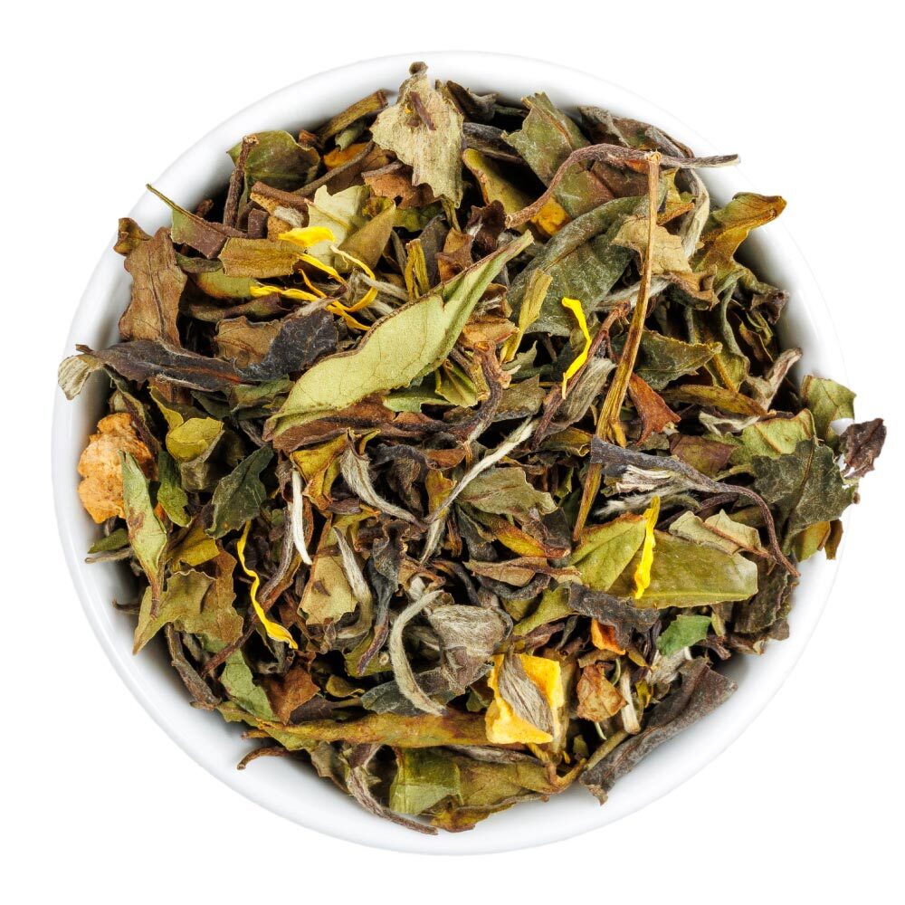 Golden Pear Peony White Tea (Bai Mu Dan) – Loose Leaf – Fusion Teas