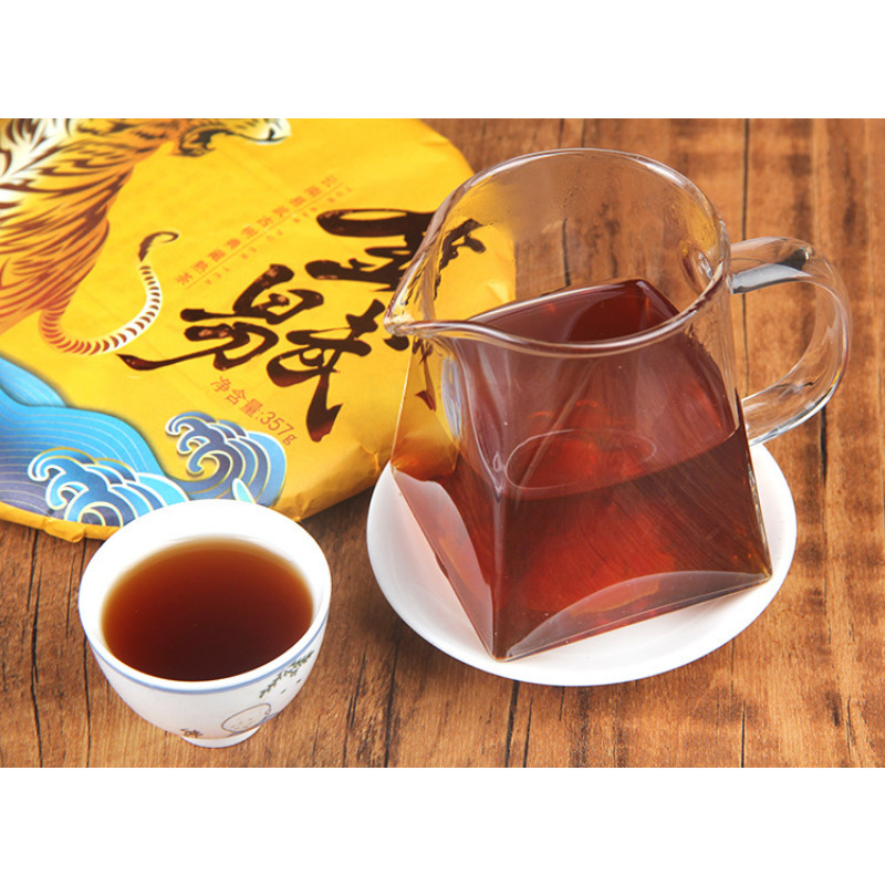Pu’er Tea Ripe Yunnan Golden Hao 357g Cake Natural Healthy Premium