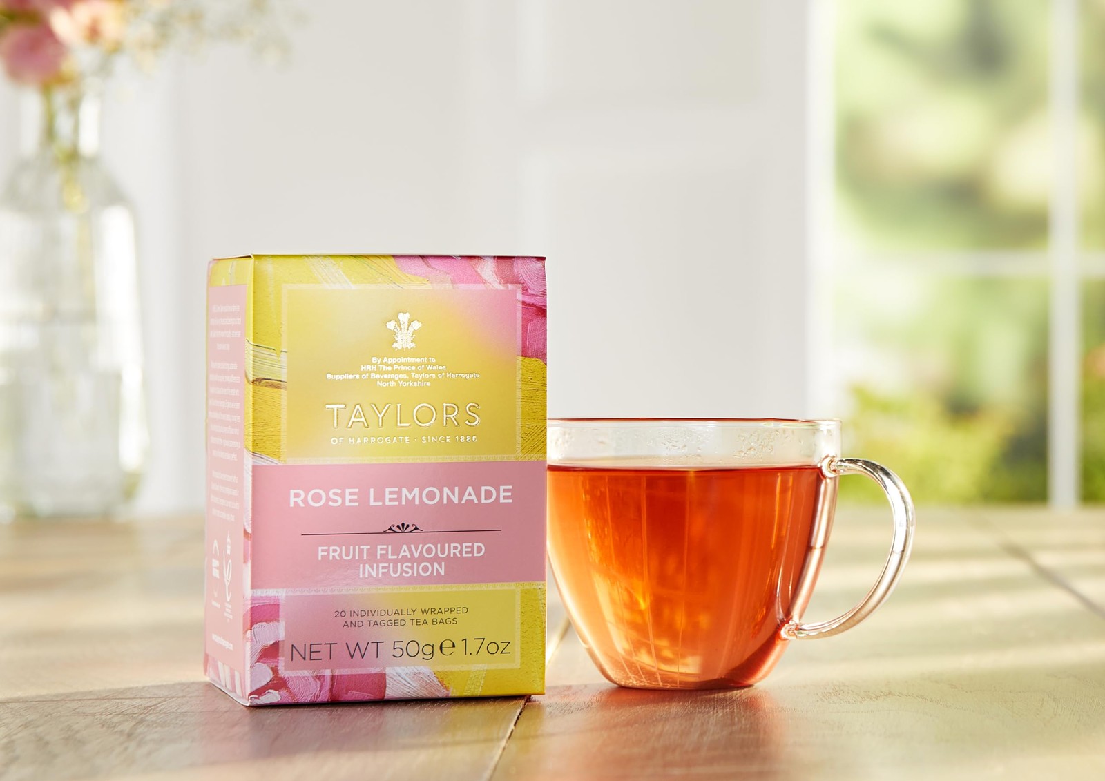 Taylors of Harrogate Rose Lemonade Infusion, 20 Teabags