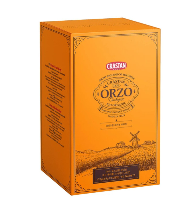 [Crastan] Organic Orzo Barley Tea 50 Sticks Caffeine Free Coffee Substitute