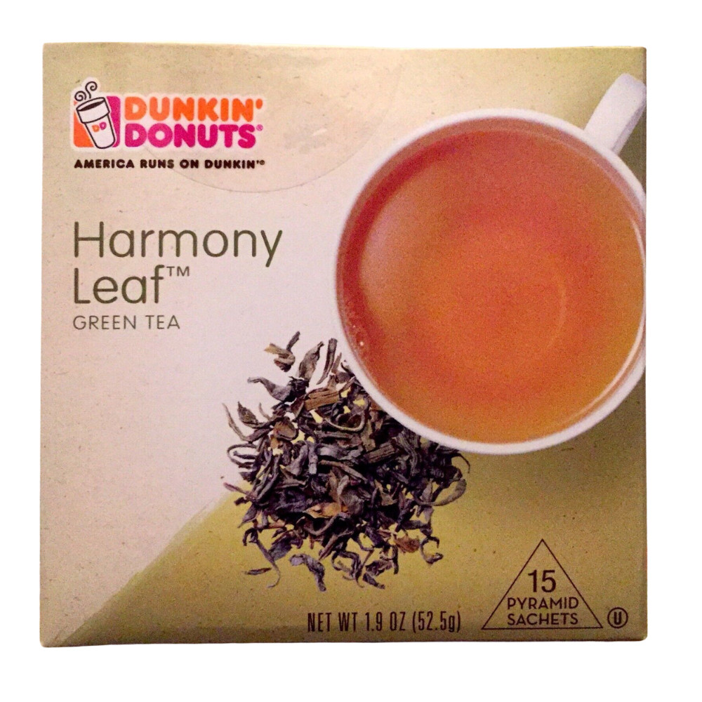 Dunkin Donuts Harmony Leaf Green Tea 30 Bags