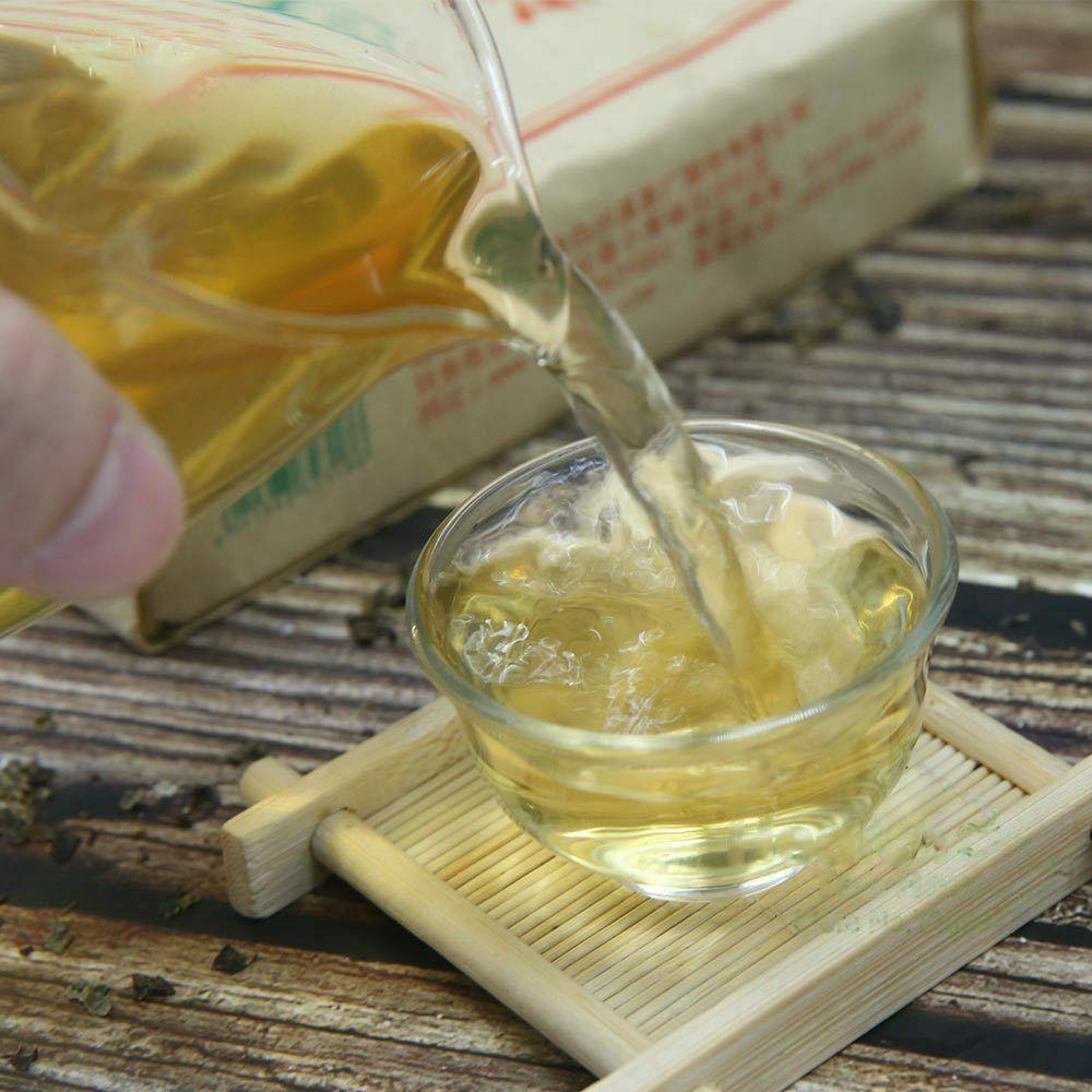 300g Aged & Aromatic Anhua Baishaxi Golden Flower Fu Brick Dark Tea