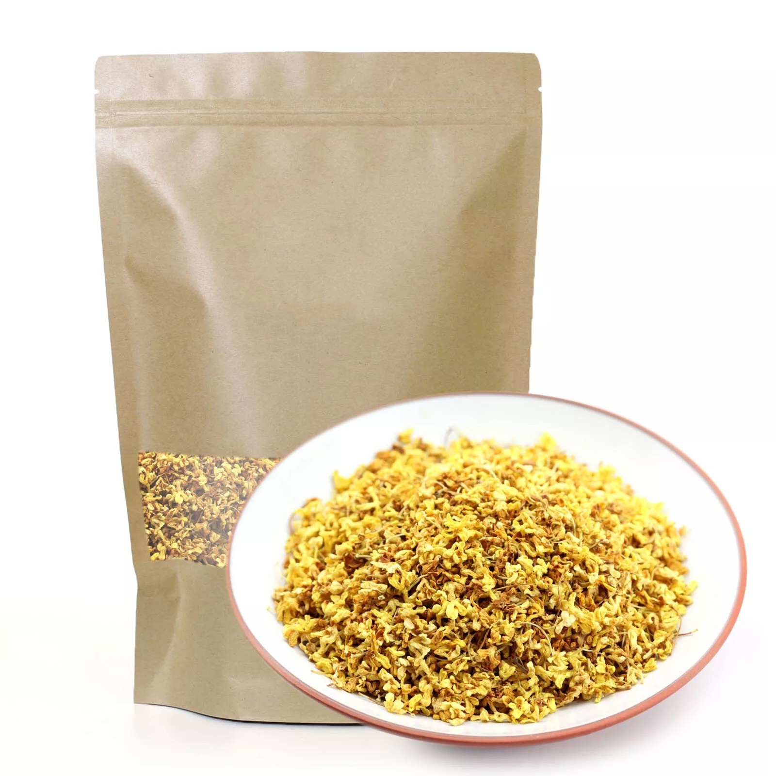 250g Natural Sweet Osmanthus Flower Tea Golden Fragrant Dried Chinese Herbal