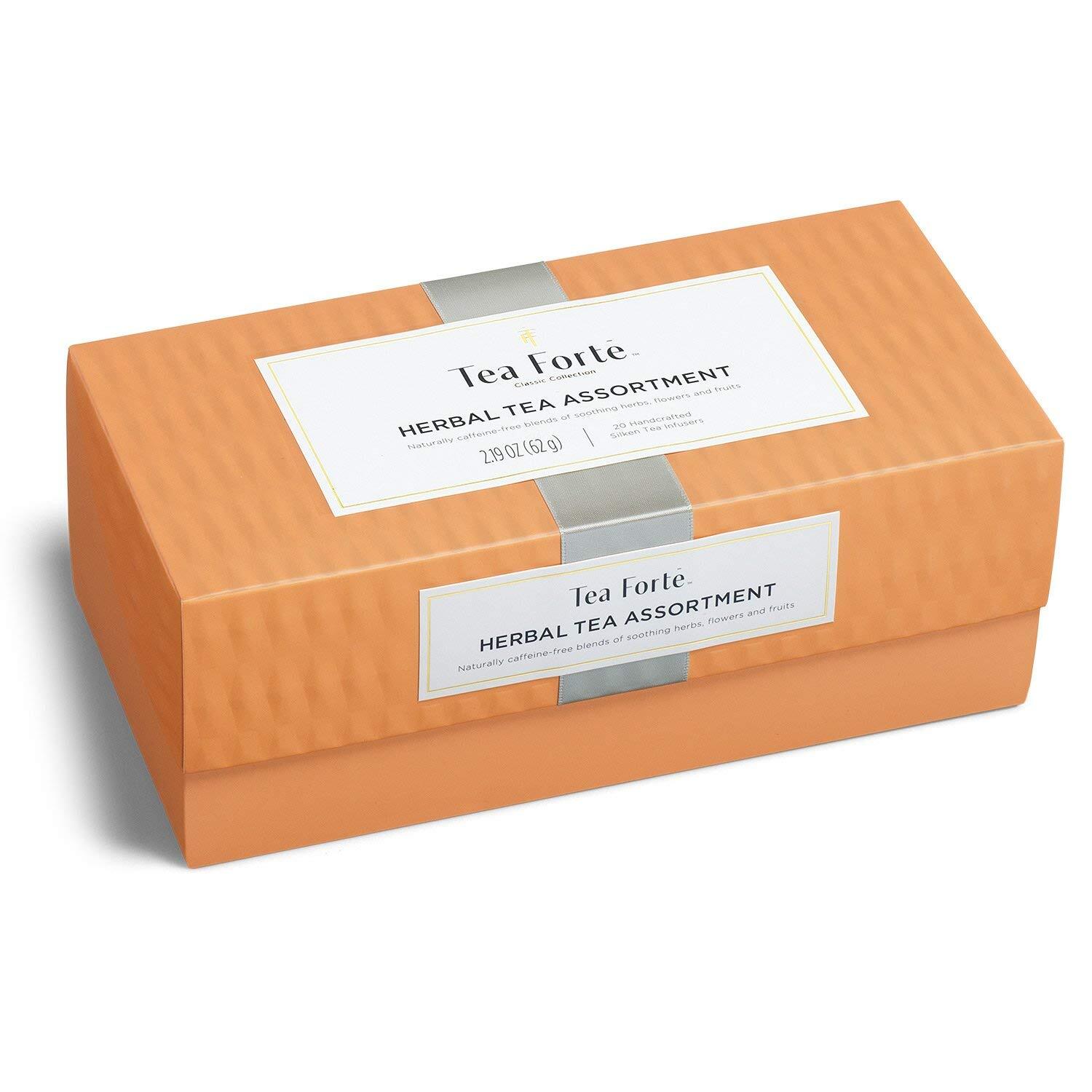 20 Count Herbal Tea Assortment Gift Set with 5 Caffeine Free Blends