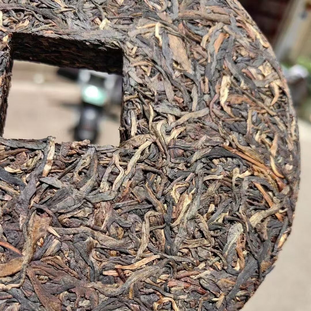雲海圓茶(銅錢餅),90年代,生茶,400g
