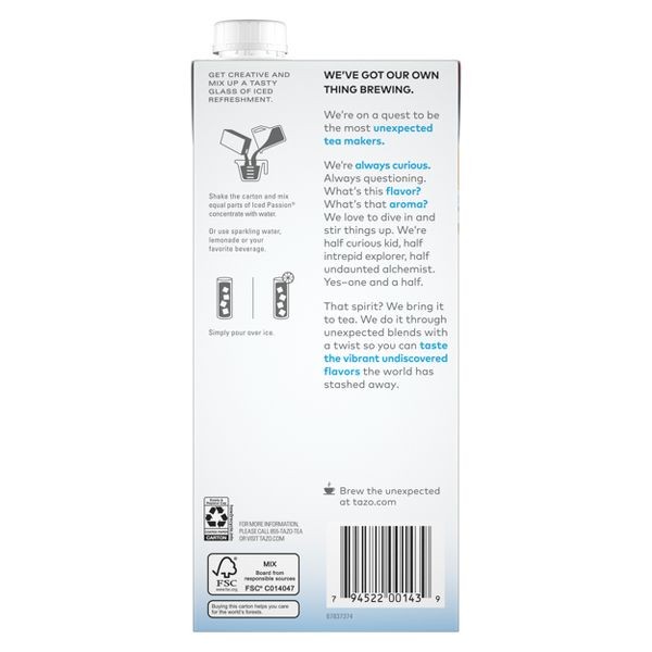 Iced Passion Herbal Tea Concentrate – 32 fl oz