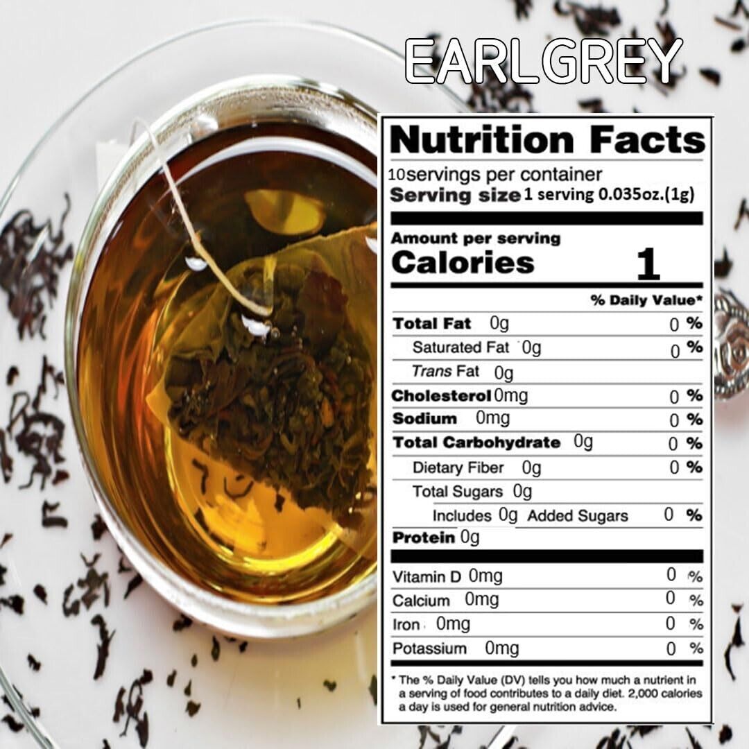[GAGOPA] 100% Pure Organic Earl Grey Herbal Tea 1g x 10Teabags (5-Pack, 50ea)