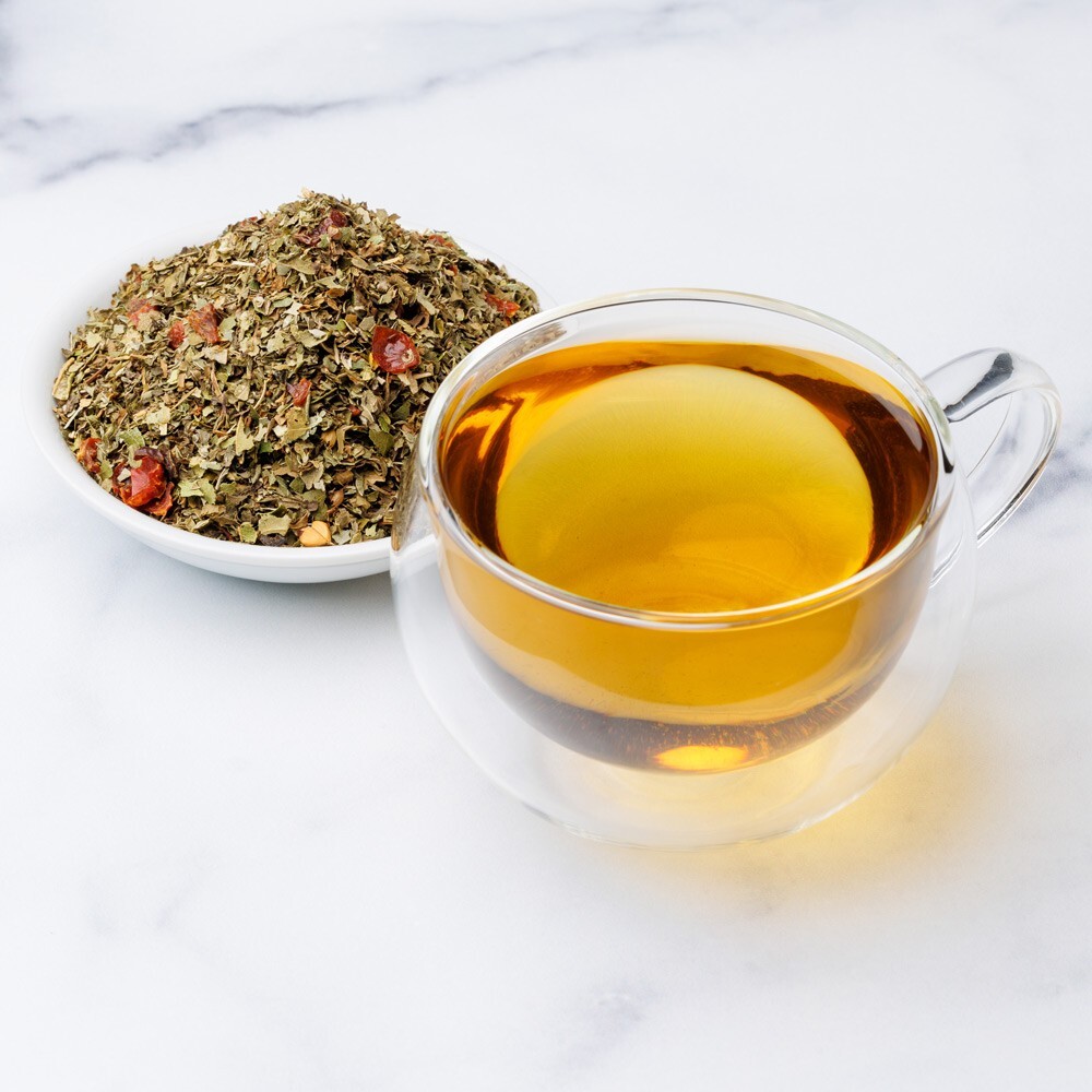Holy Detox Tulsi Tea – Wellness Herbal Mint Loose Leaf – Fusion Teas