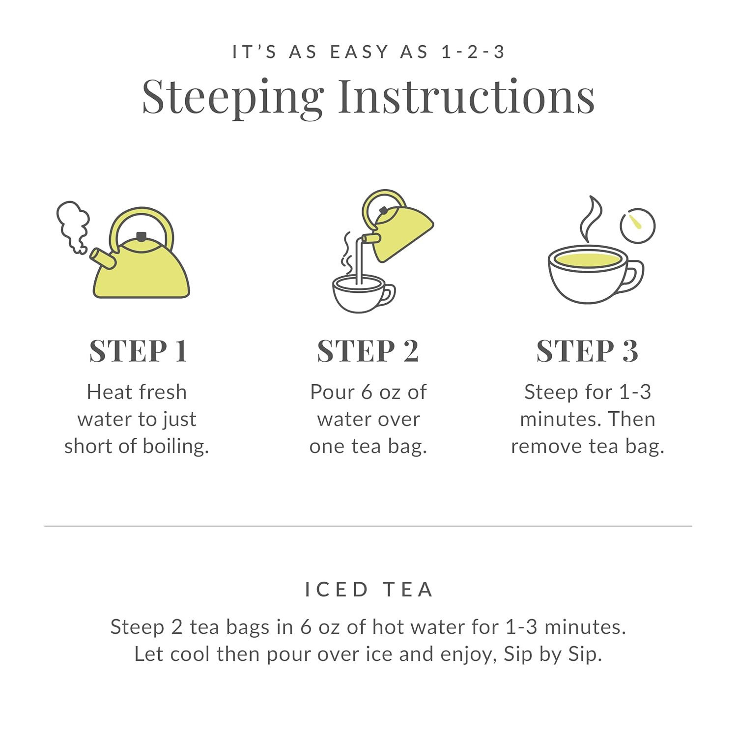 The Republic of Tea – Green Tea with Lemon and Honey Tea Bags, Low Caffeine, 50
