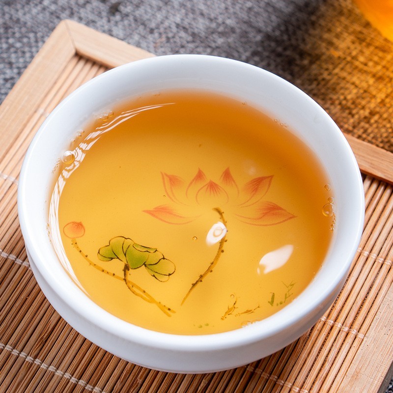 357g Pu’er Raw Tea Golden Leaf 357g Tea Cake Bulang Mountain Spring Tea Cake