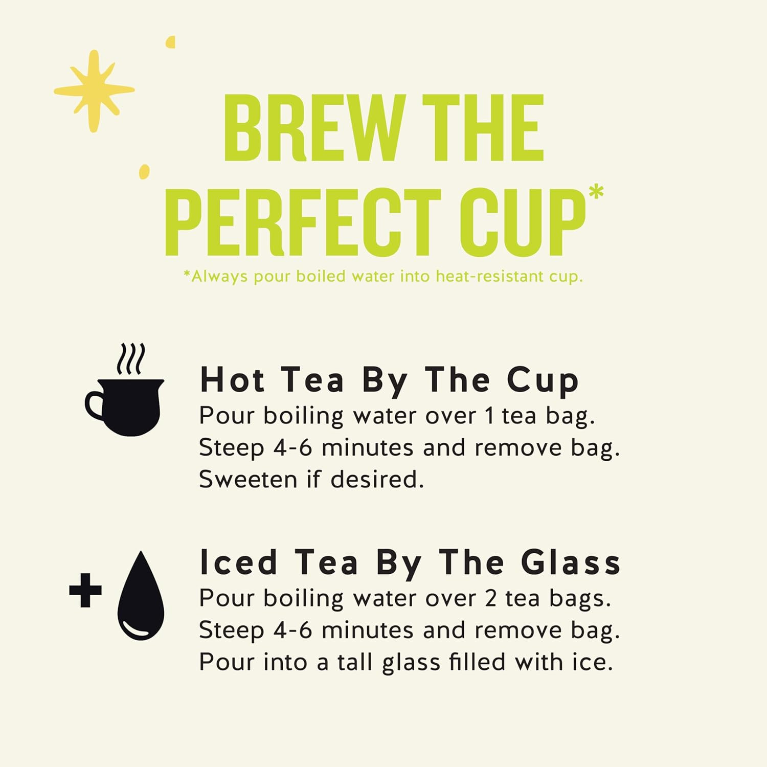 Energy Green Tea, Caffeinated, 12 Tea Bags Box (Pack of 6)
