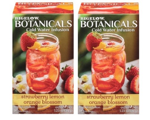 Bigelow Botanicals Cold Water Tea Strawberry Lemon Orange Blossom 2 Pack