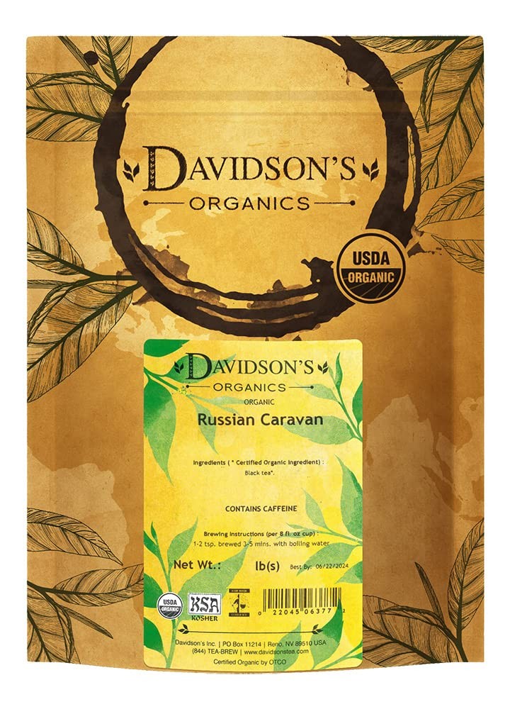 Davidson’s Tea Bulk, Russian Caravan, 16-Ounce Bag 1 Pound (Pack of 1)