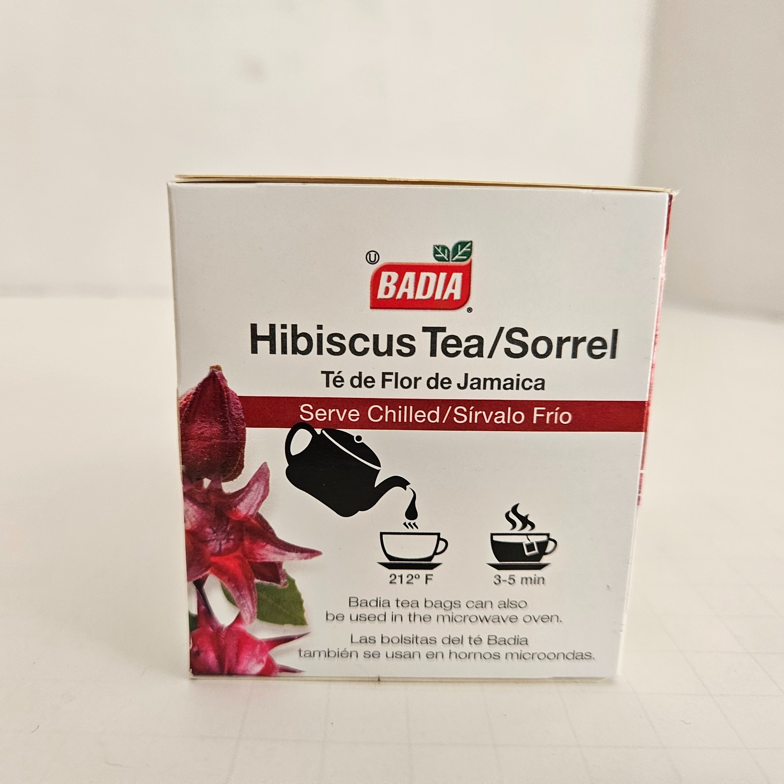 Badia Hibiscus Tea Sorrell 50 Bags Antioxidant No Caffeine BB 10/2027