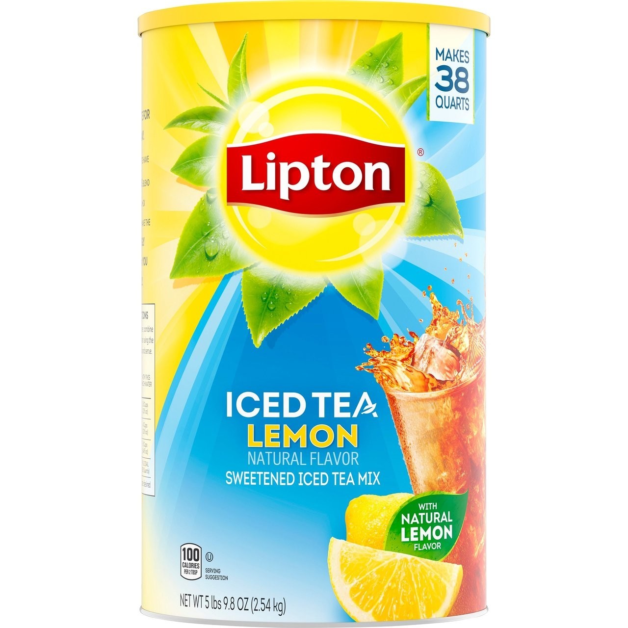 Lipton Sweetened Iced Tea Mix Lemon 89.8 oz Drink Mix NEW Great Price