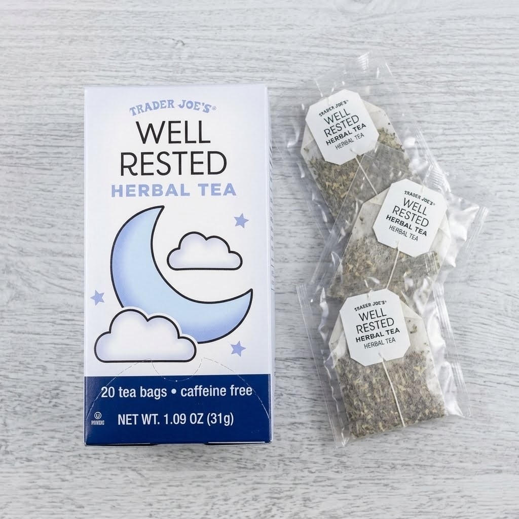 (2 Packs) Well Rested Herbal Tea Caffeine Free 20 Bags 1.09 oz Per Each