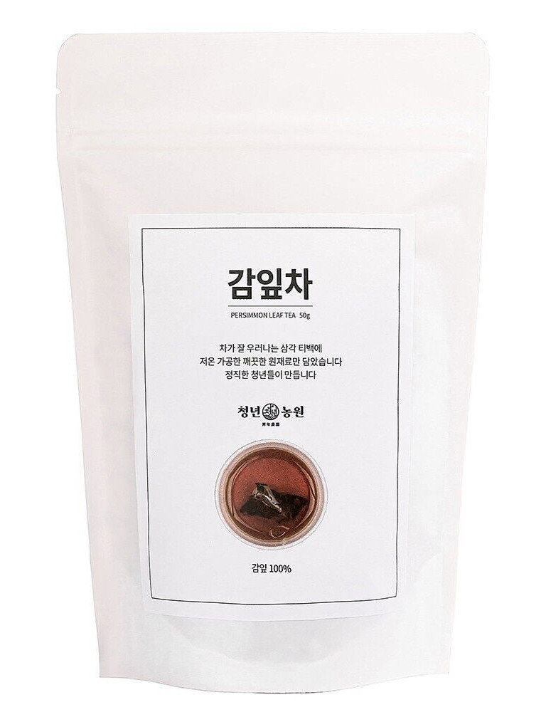 Youth Farm Korean 100% Persimmon Leaf tea 50g( 1g x 50 Teabags)