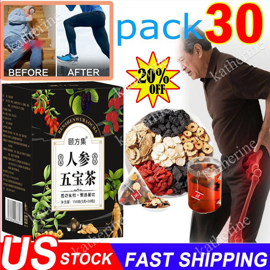 30pcs Ginseng six treasure tea , Kidney tea ,liver tea , red date kidney health