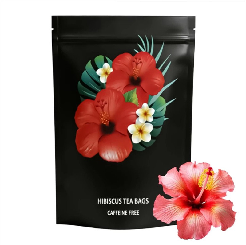 4X PiPi Tea Organic Hibiscus Tea Bags – Caffeine Free Herbal Tea Rich in Antioxi