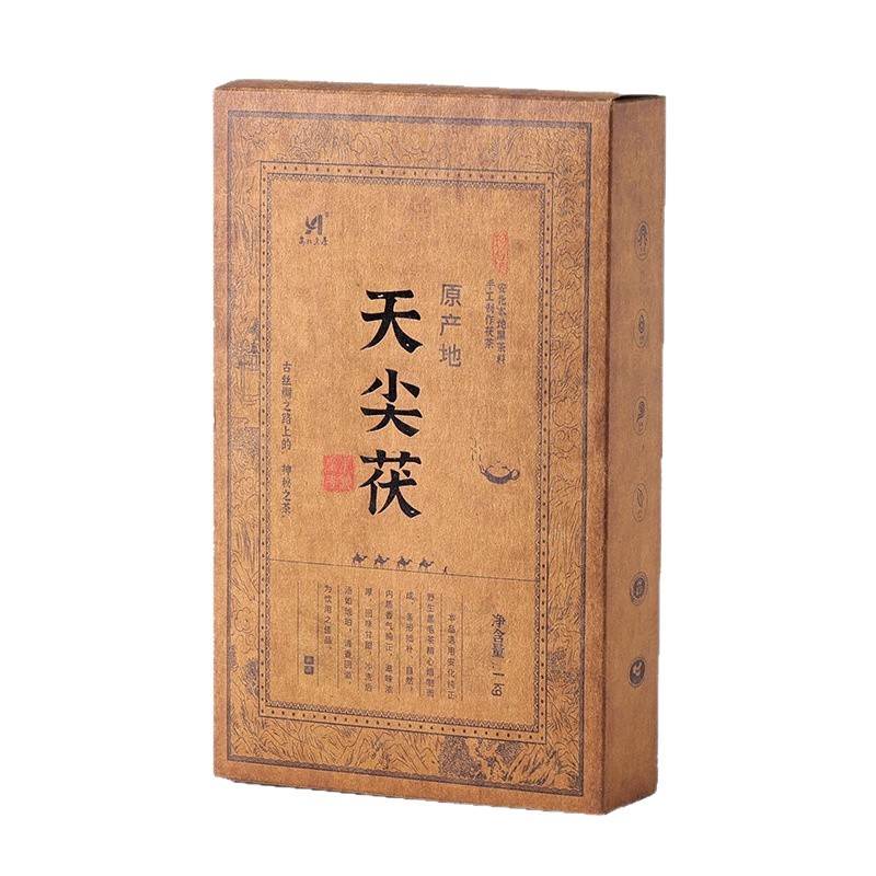 1000g Premium 2015 Tianjian Fu Jin Flower Fu Tea Handmade Old Black Tea Brick