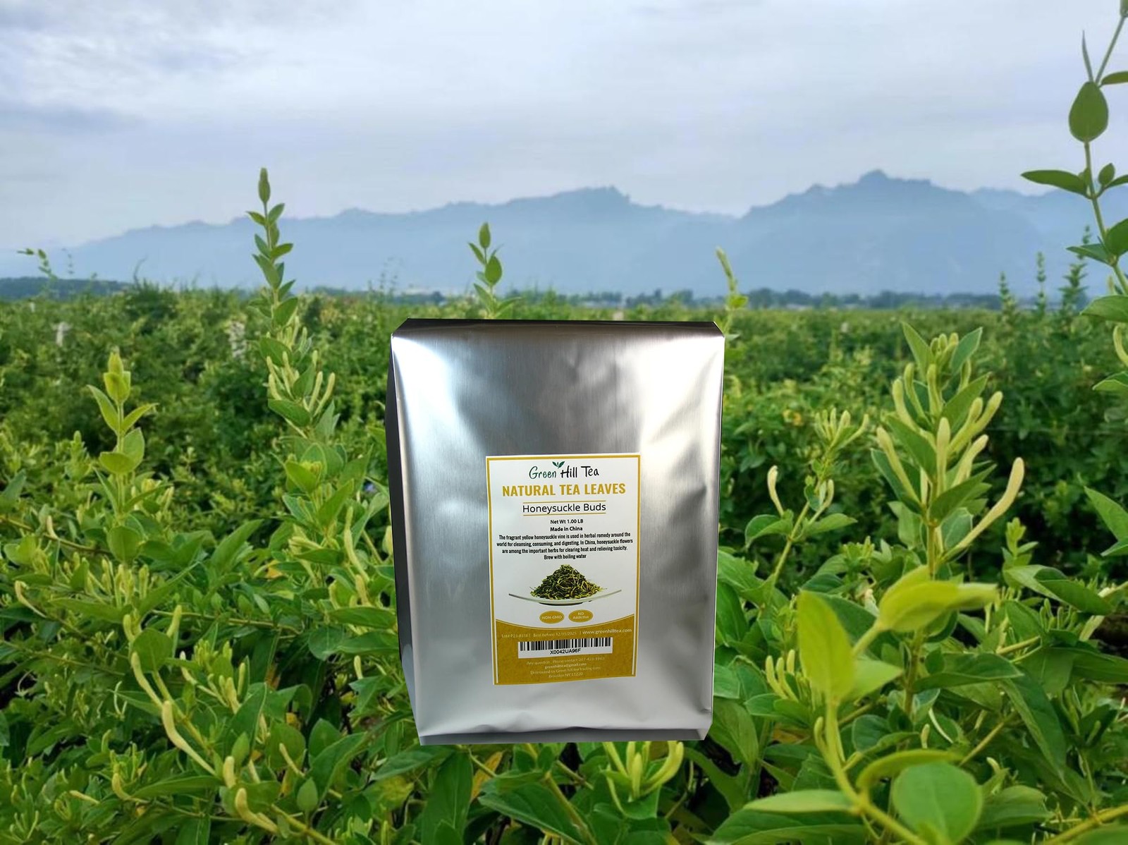 Greenhilltea traditional health herbs, Honey suckle dried herbal tea honeysuc…