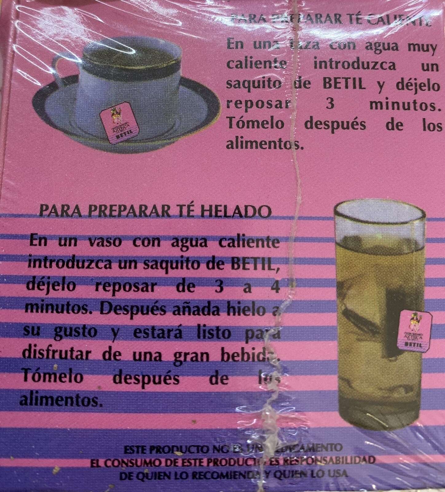 Te De Betil 2 Pack 50 Tea Bags Malabar Prodigiosa Changarro Guayacan Tronadora