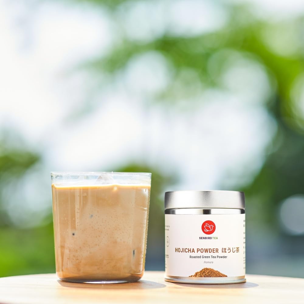 Senbird Premium Hojicha Powder Japanese Roasted Matcha from Kyoto, Japan Te…