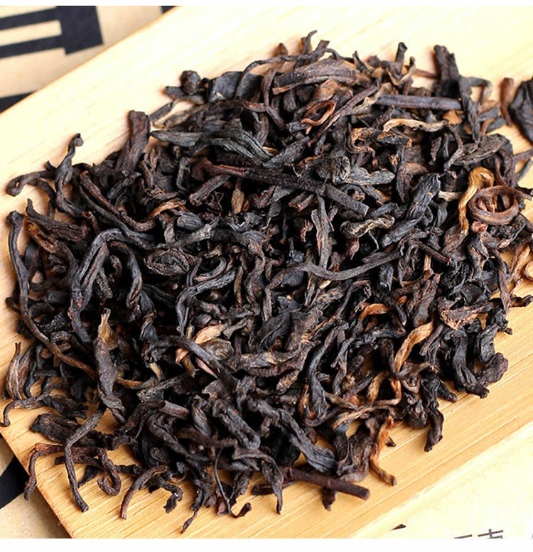 2025 Haiwan Pu-erh Tea Old Comrade Third-level Loose Tea Ripe Pu’er Tea 600g