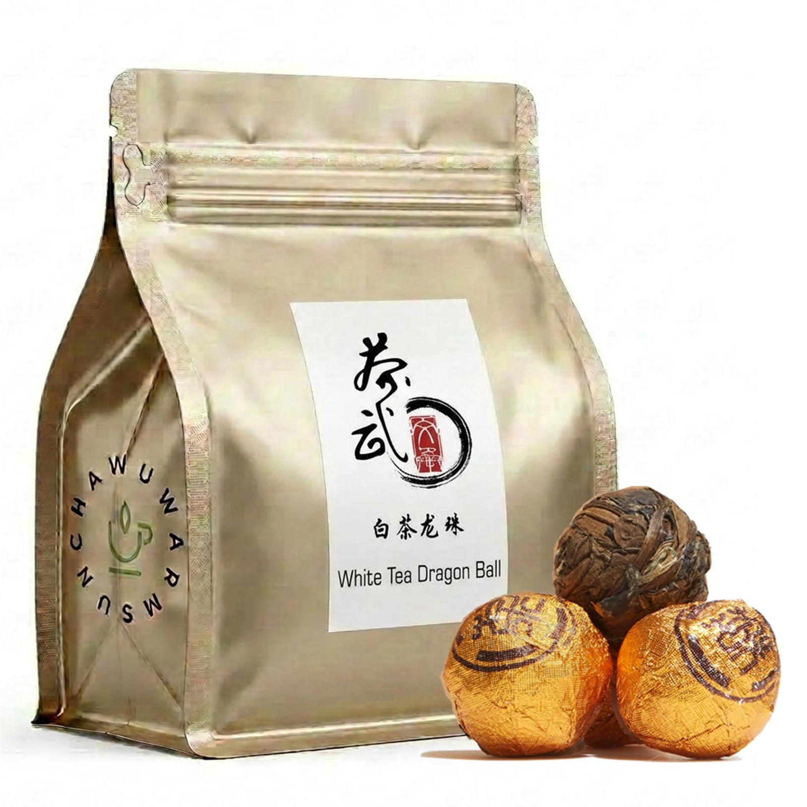 [B] White Tea Dragon Ball, 5oz/142g Aged FuDing ShouMei