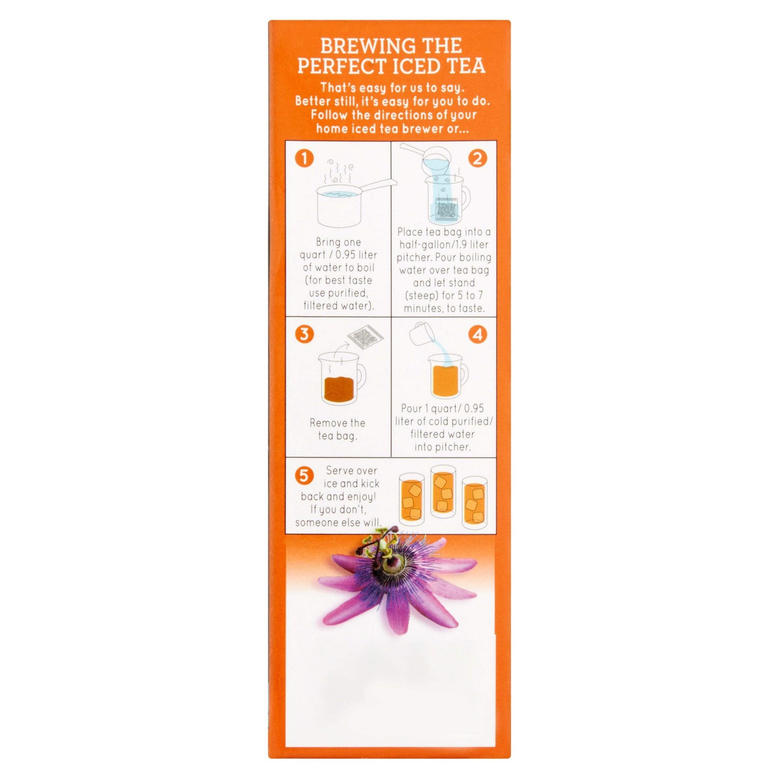 China Mist, Passion Fruit Black Tea Bags for Iced Tea, (3 Pack)