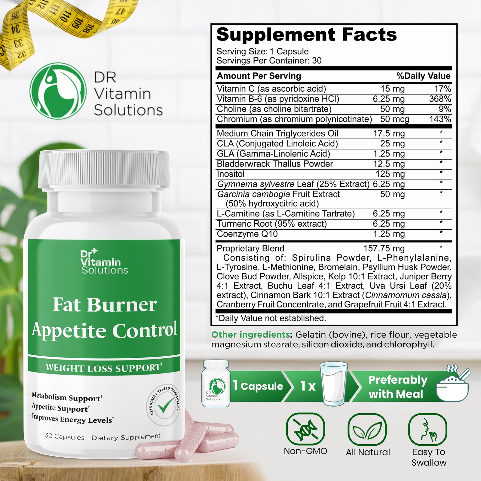 Fat Burner & Appetite Control Weight Loss Supplements for Women & Men – Metab…