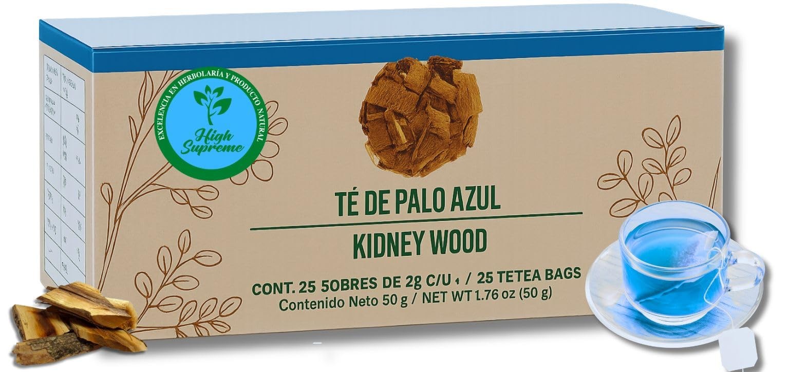 Authentic Palo Azul Tea Bags 100 Natural Vegan Non GMO 25 Bags Herbal Infusion
