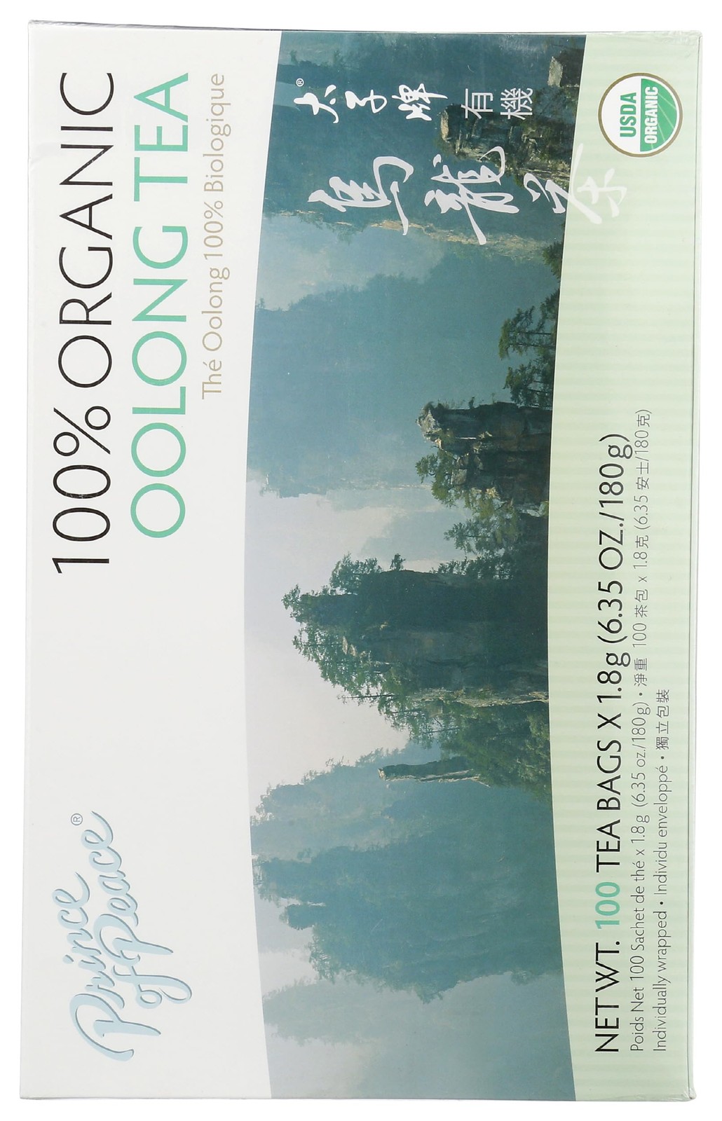 Prince of Peace Organic Oolong Tea, 100 Tea Bags – 100% Organic Black Tea – U…