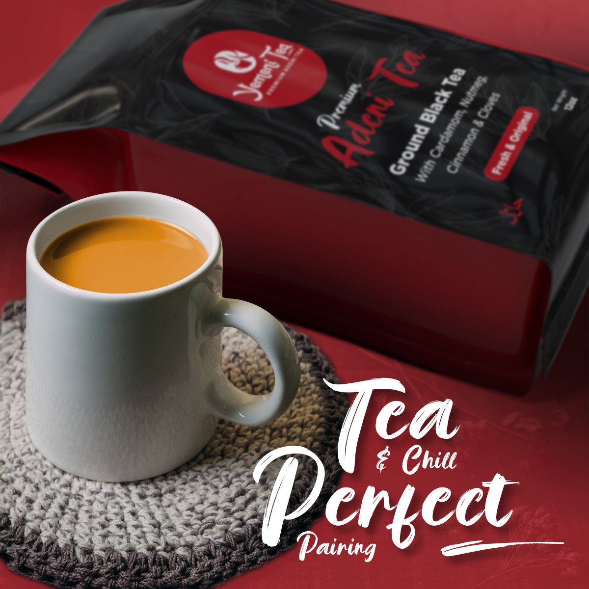 Premium Yemeni Adani Adeni Karak Tea (Karak Tea Chai) شاي عدني شاهي كرك