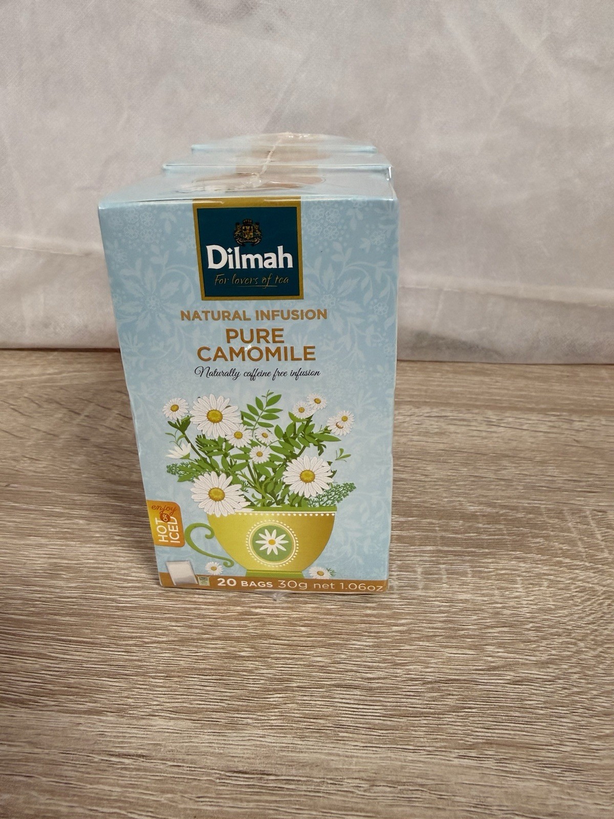 Lot of 3 Dilmah Pure Camomile Infusion Ceylon Tea 20 X 3 = 60 Tea Bags BB 09/26